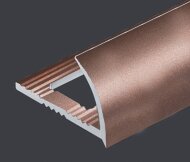 C-образный алюминиевый профиль для плитки 8 мм PV16-14 розовый матовый 2,7 м C-образный алюминиевый профиль для плитки 8 мм PV16-14 розовый матовый 2,7 м
